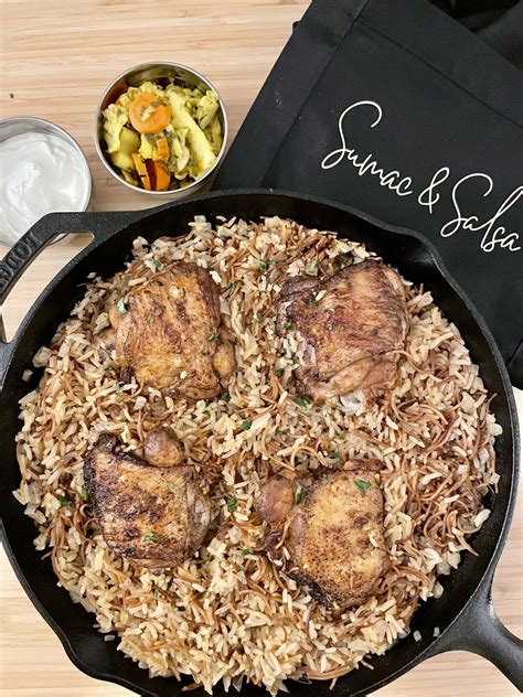 one-pan-baked-chicken-and-armenian-vermicelli-rice image