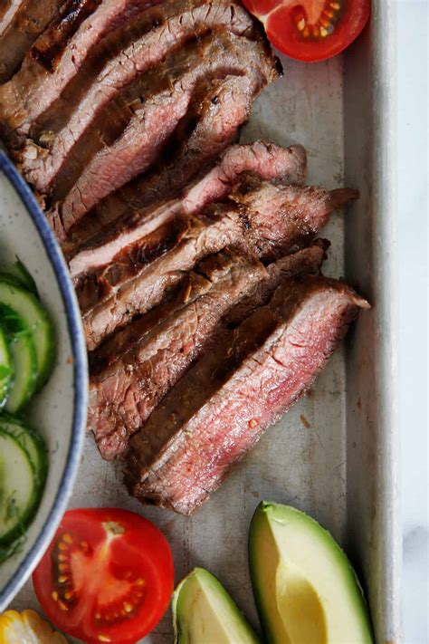 garlic-and-lime-marinated-grilled-flank-steak image