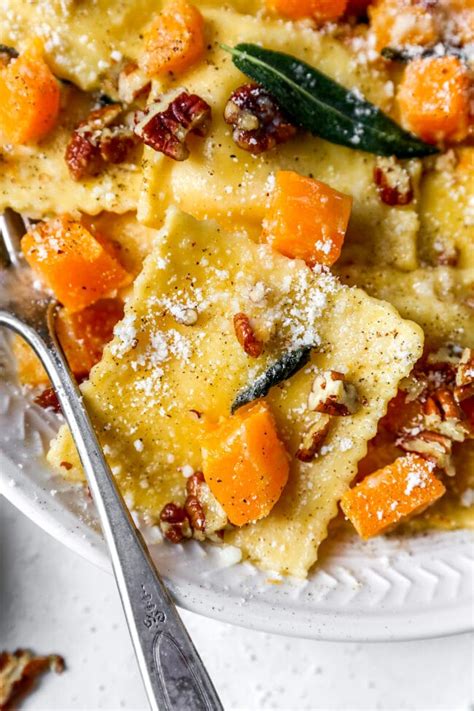 brown-butter-ravioli-with-butternut-squash-two-peas image