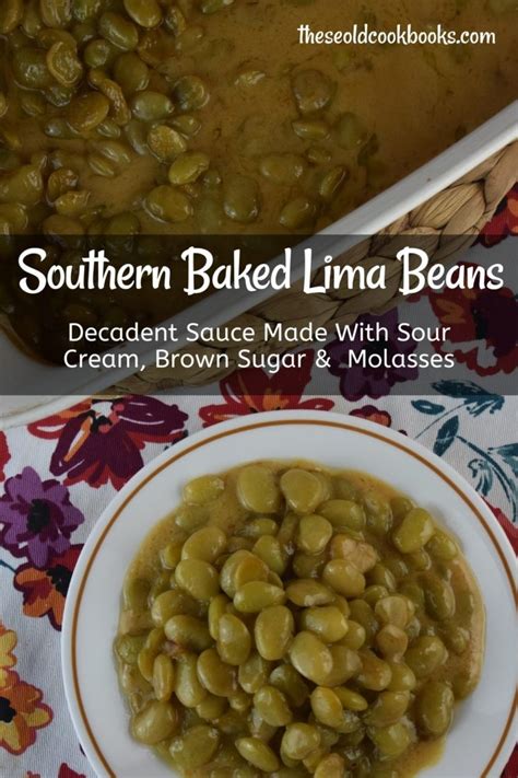 baked-lima-bean-casserole-recipe-these-old-cookbooks image
