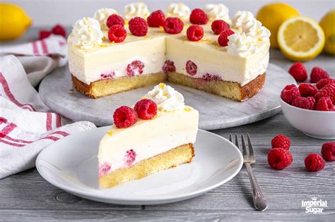 lemon-raspberry-cream-cheesecake-imperial-sugar image