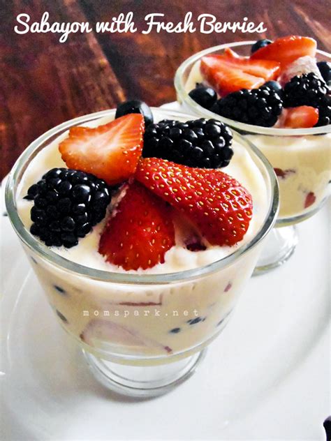 sabayon-french-sweet-sauce-with-fresh-berries image