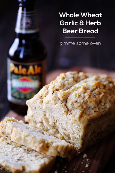 whole-wheat-garlic-herb-beer-bread-gimme-some image