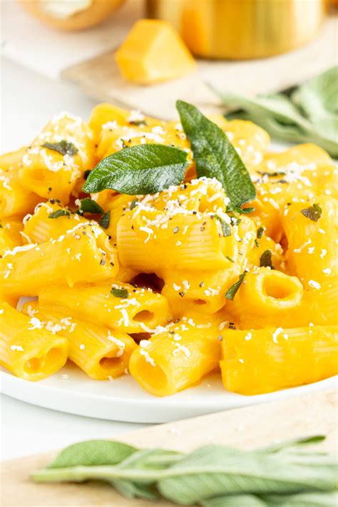 creamy-butternut-squash-pasta-with-sage-healthy image