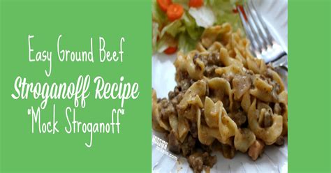 easy-ground-beef-stroganoff-recipe-mock-stroganoff image