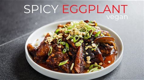 easy-spicy-braised-eggplant-recipe-youtube image