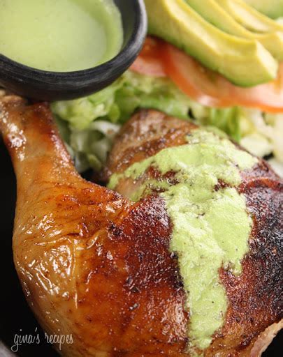 peruvian-roasted-chicken-with-aji-verde-skinnytaste image
