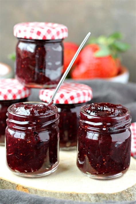 homemade-rhubarb-berry-jam-garden-in-the-kitchen image