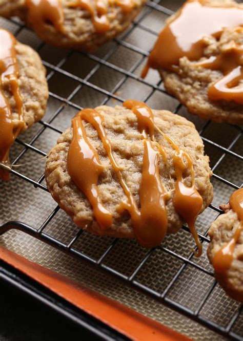 caramel-apple-oatmeal-cookies-an-easy-oatmeal image
