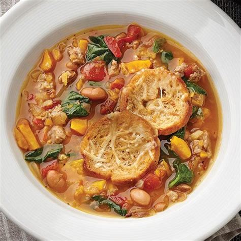 hearty-tuscan-soup-with-parmesan-croutons image