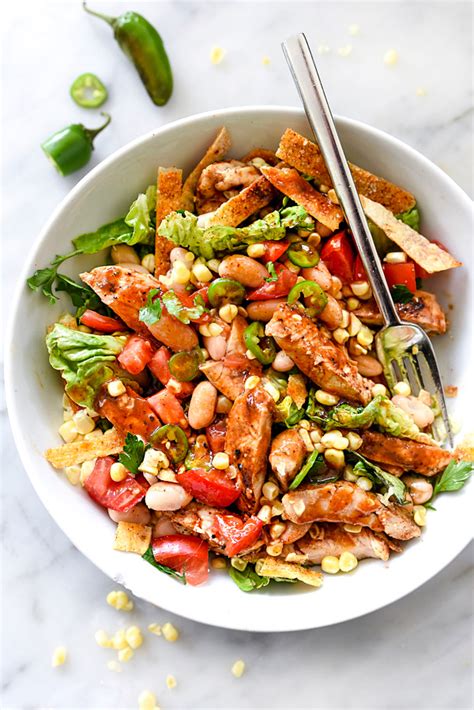 lighter-bbq-chicken-chopped-salad-foodiecrushcom image