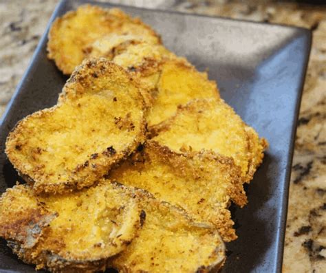 air-fryer-fried-green-tomatoes-fork-to-spoon image