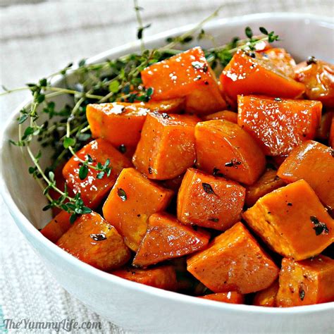 honey-glazed-roasted-sweet-potatoes-the-yummy-life image