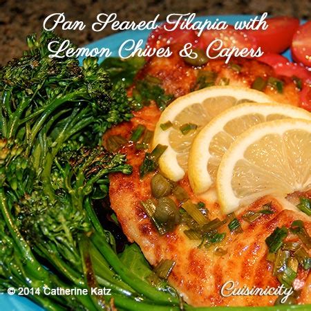pan-seared-tilapia-with-lemon-chives-capers image