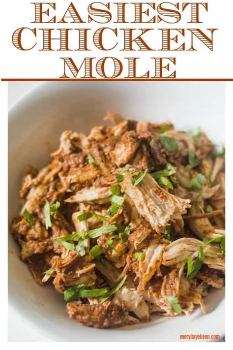 easiest-chicken-mole-recipe-everyday-eileen image