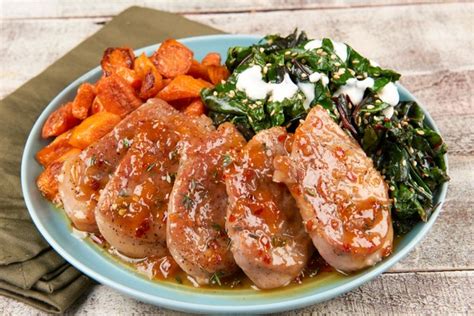 apricot-glazed-pork-medallions-recipe-home-chef image