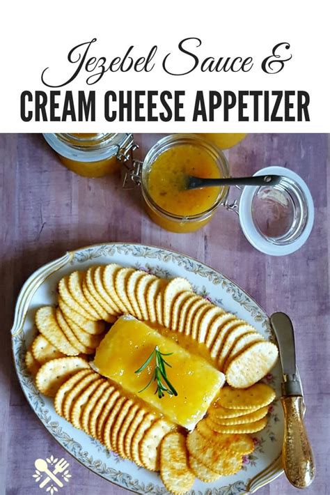 southern-jezebel-sauce-and-cream-cheese-appetizer image