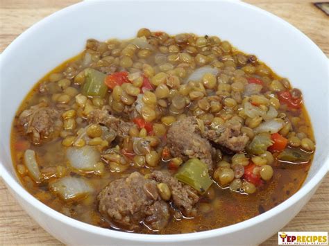 spicy-sausage-and-lentil-soup-recipe-yeprecipes image