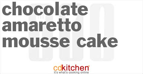 chocolate-amaretto-mousse-cake image