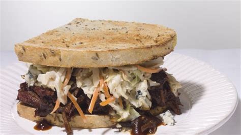 slow-cooked-brisket-sandwiches-with-blue-cheese image