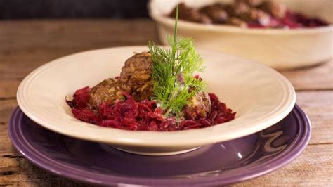 sweet-and-sour-cabbage-with-meatballs-rachael-ray image