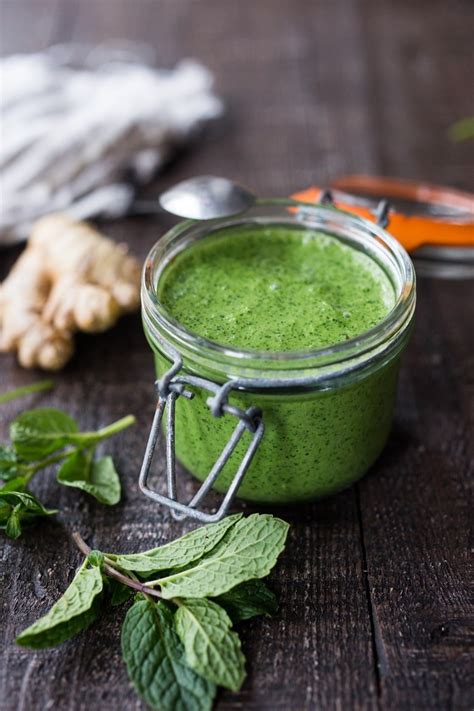cilantro-mint-chutney-feasting-at-home image