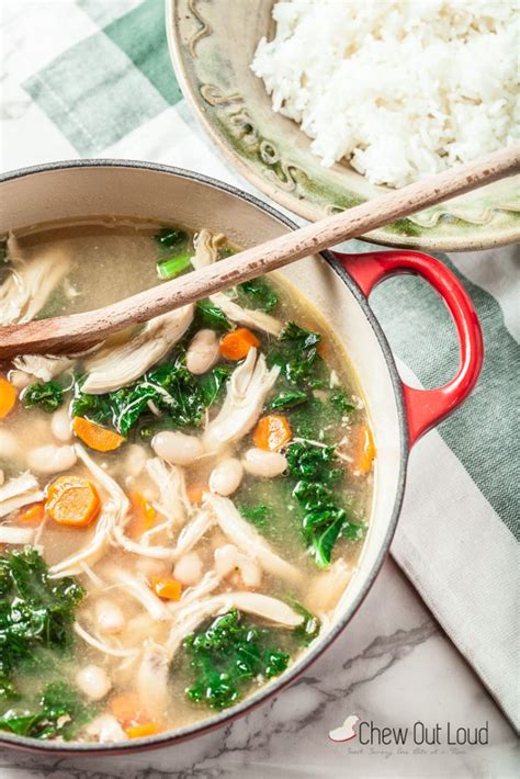 chicken-kale-white-bean-soup-recipe-chew-out-loud image