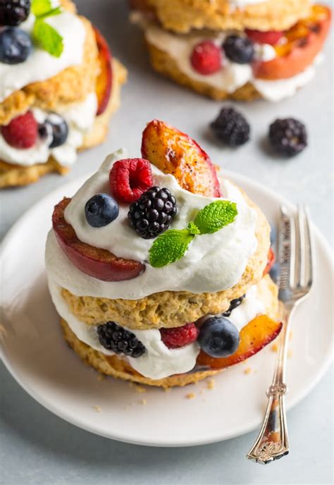 grilled-peach-and-mixed-berry-shortcakes-baker-by image