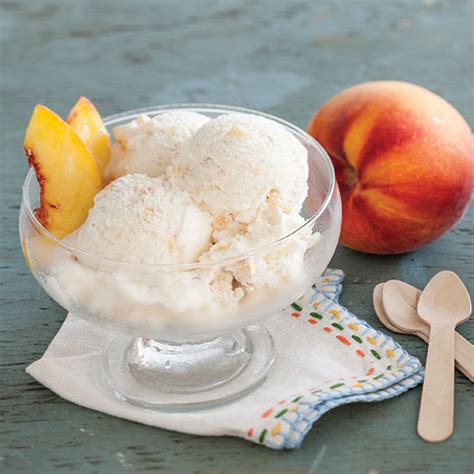 peach-ice-cream-paula-deen-magazine image