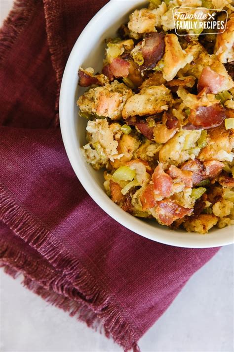 thanksgiving-stuffing-with-bacon-favorite-family image