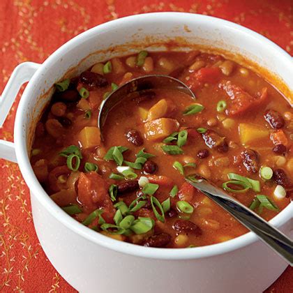 three-bean-vegetarian-chili-recipe-myrecipes image