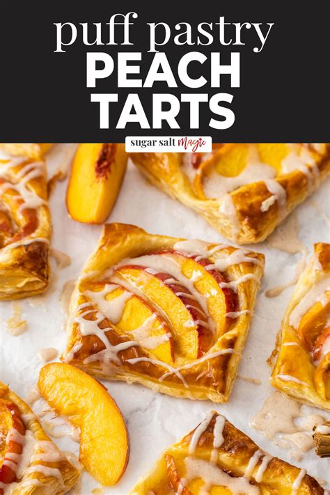 puff-pastry-peach-tarts image