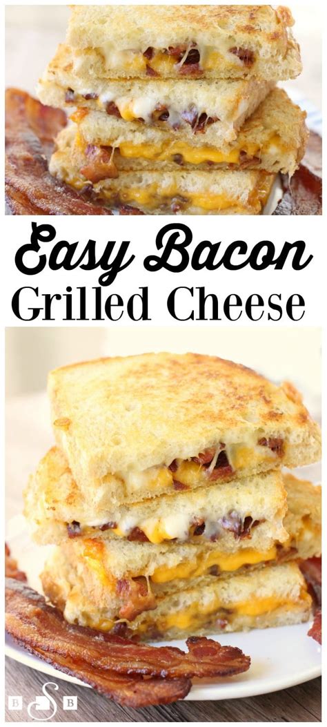 bacon-grilled-cheese-butter-with-a-side-of-bread image