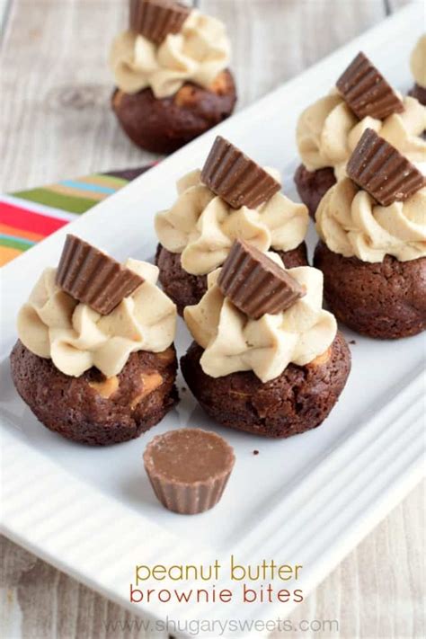 peanut-butter-brownie-bites-recipe-shugary-sweets image