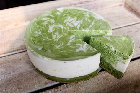 homemade-matcha-mousse-cake-food image