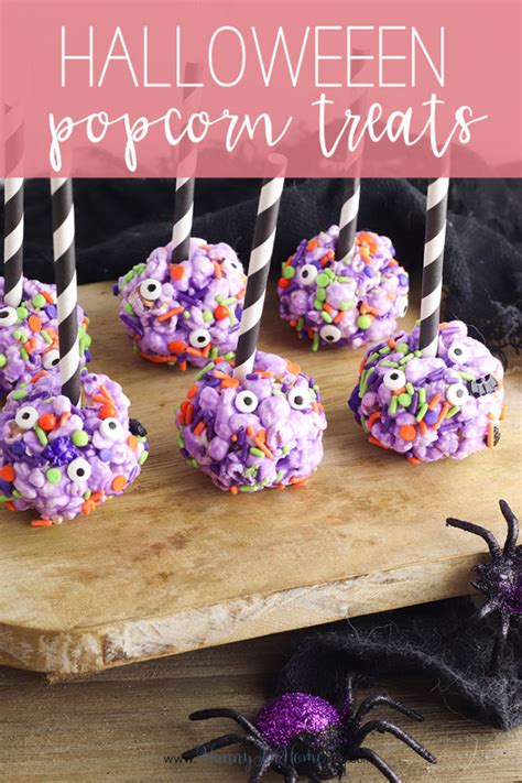 easy-popcorn-halloween-treats-with-spooky-candy-eyes image