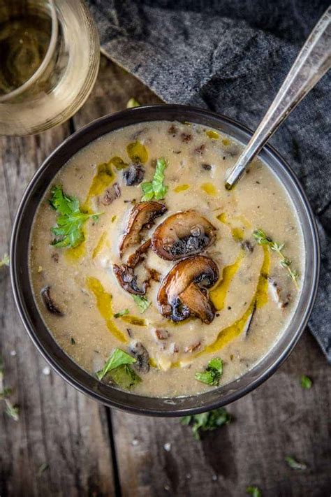 wild-mushroom-soup-with-sherry-and-thyme image