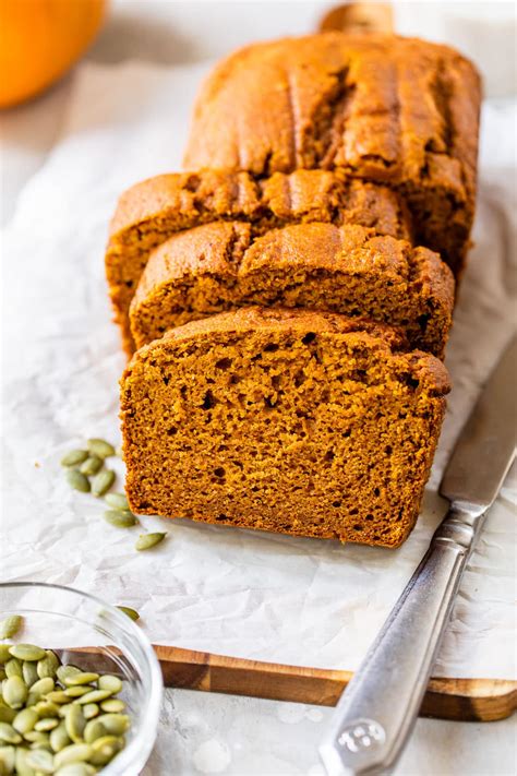 healthy-pumpkin-bread-no-sugar-whole-wheat-flour image