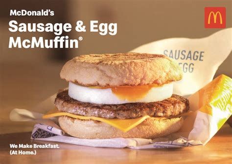 mcdonalds-releases-sausage-and-egg-mcmuffin image