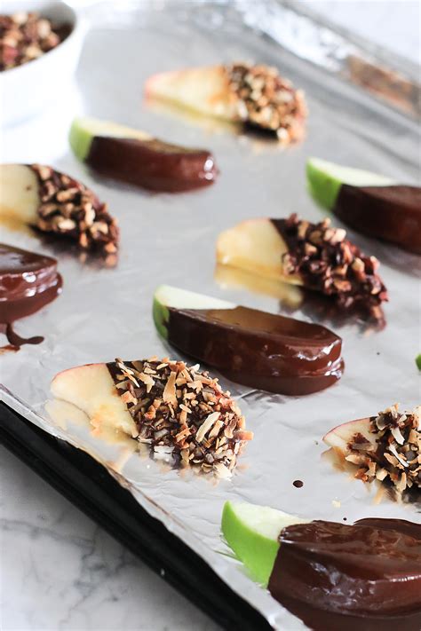 chocolate-dipped-apple-slices-anna-vocino image
