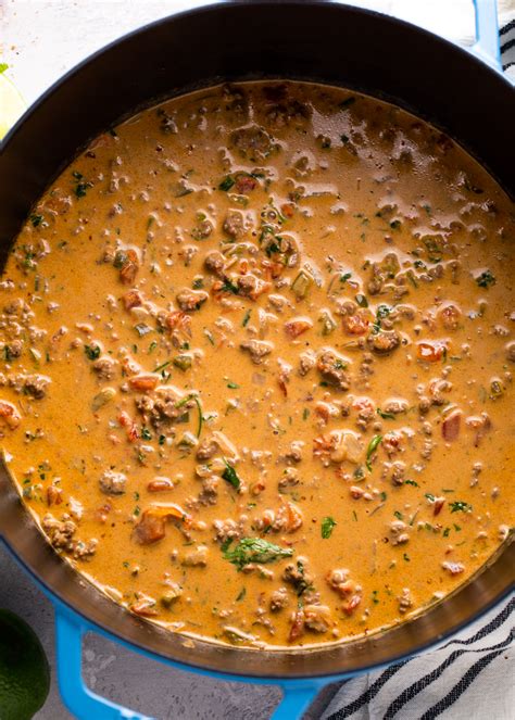 creamy-taco-soup-low-carbketo-gimme-delicious image