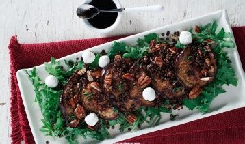 balsamic-eggplant-with-lentils-goat-cheese image
