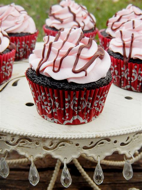 chocolate-wine-cupcakes-with-wine-frosting image