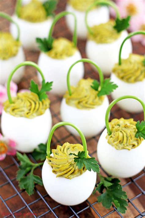 easter-deviled-egg-baskets-with-bacon-and-avocado image