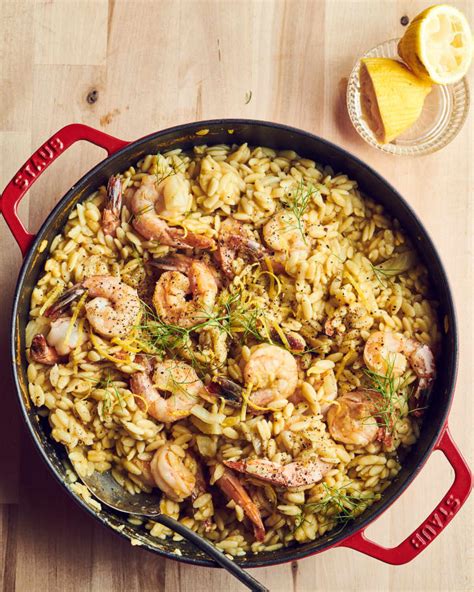 one-pot-lemon-orzo-with-shrimp-and-fennel-the image