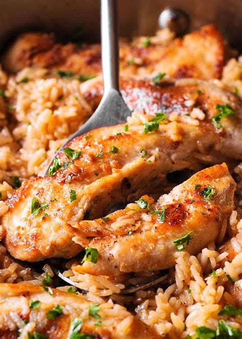 chicken-with-garlic-parmesan-rice image