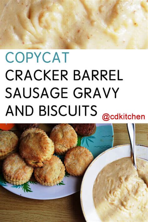 copycat-cracker-barrel-sausage-gravy-and-biscuits image