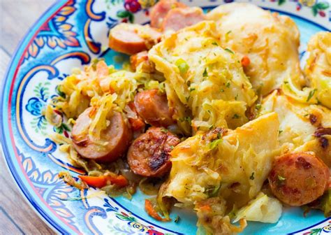 kielbasa-pierogies-fried-cabbage-recipe-no-plate image