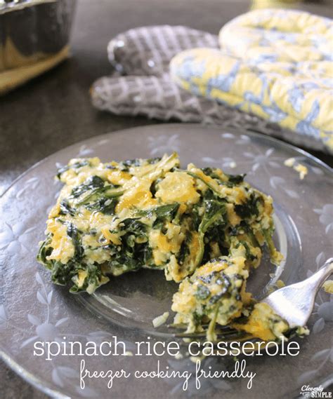 easy-spinach-rice-casserole-recipe-for-freezer-cooking image