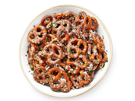 garlic-parmesan-pretzels-recipe-food-network image